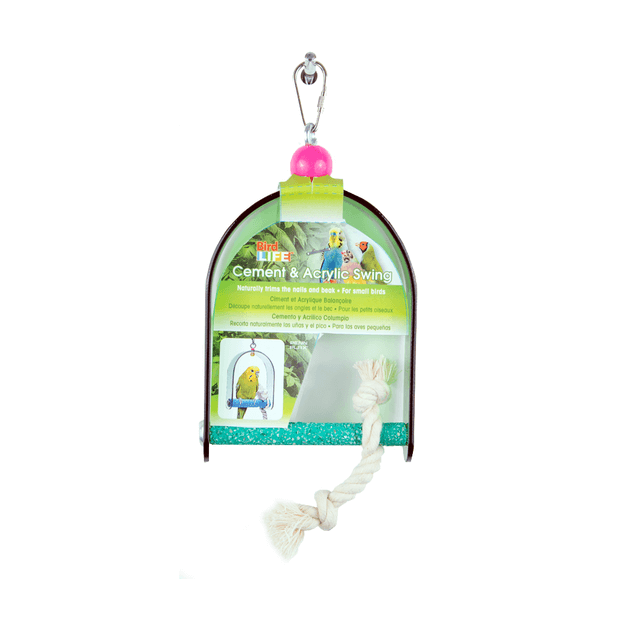 PENN-PLAX BIRD LIFE ACRYLIC SWING LARGE